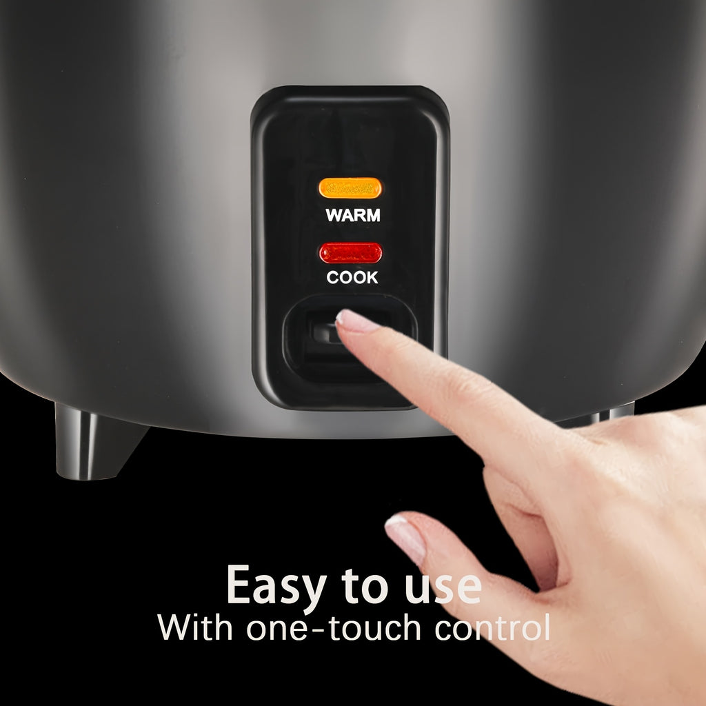 A Rice Cooker Featuring a Detachable Nonstick Pot, It Also Functions As a Yogurt Maker with an Automatic Keep Warm Feature. It Has a Large Capacity of 6 Cups When Cooked (1.5 Quarts) And 3 Cups When Uncooked. This One-Touch Operation Grain Cooker Is
