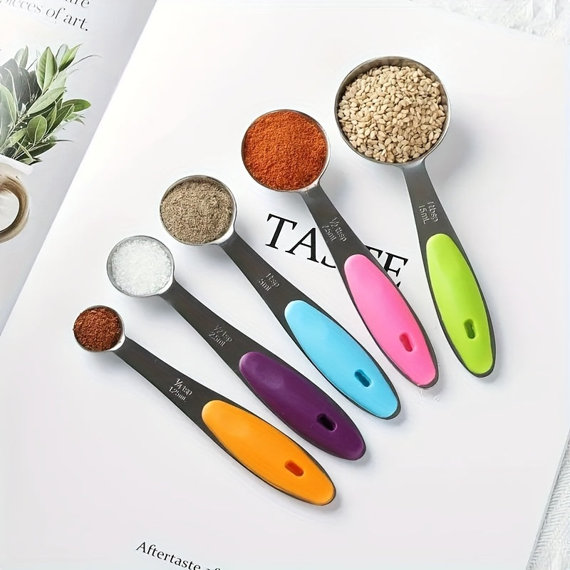 8pcs\u002F13pcs Measuring Cups And Spoons Set, 8pcs Stainless Steel Measuring Cups, 5pcs Spoons, for Dry Liquid Ingredients, Kitchen Gadgets, Kitchenware, Kitchen Accessories, Home Kitchen Items,father Gift